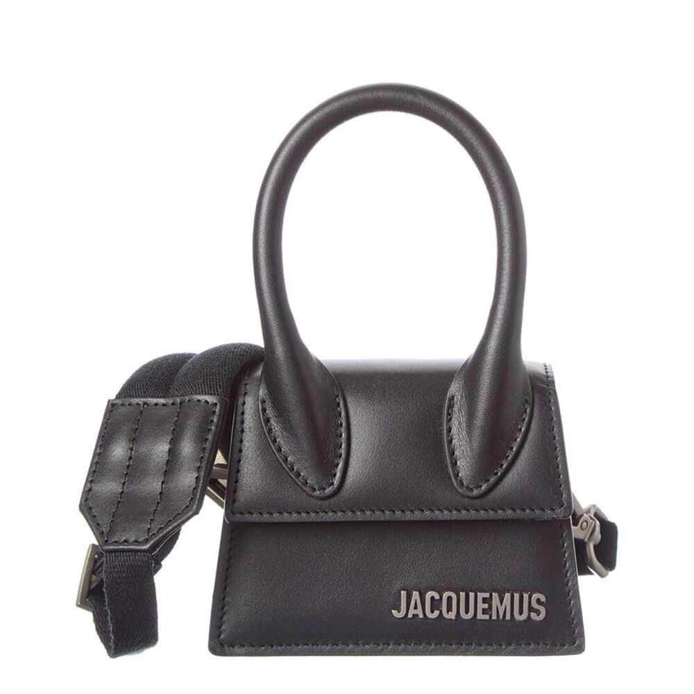 Jacquemus Le Chiquito Mini Leather Clutch, Black